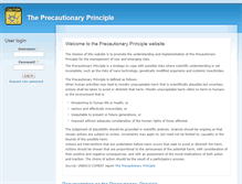 Tablet Screenshot of precautionaryprinciple.eu